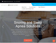 Tablet Screenshot of estheticdentistry.net